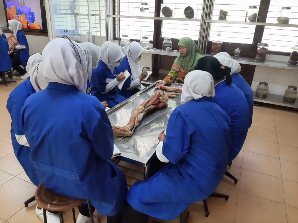 Kegiatan Praktikum Dari Stikes Bakti Husada Madiun Laboratorium Anatomi